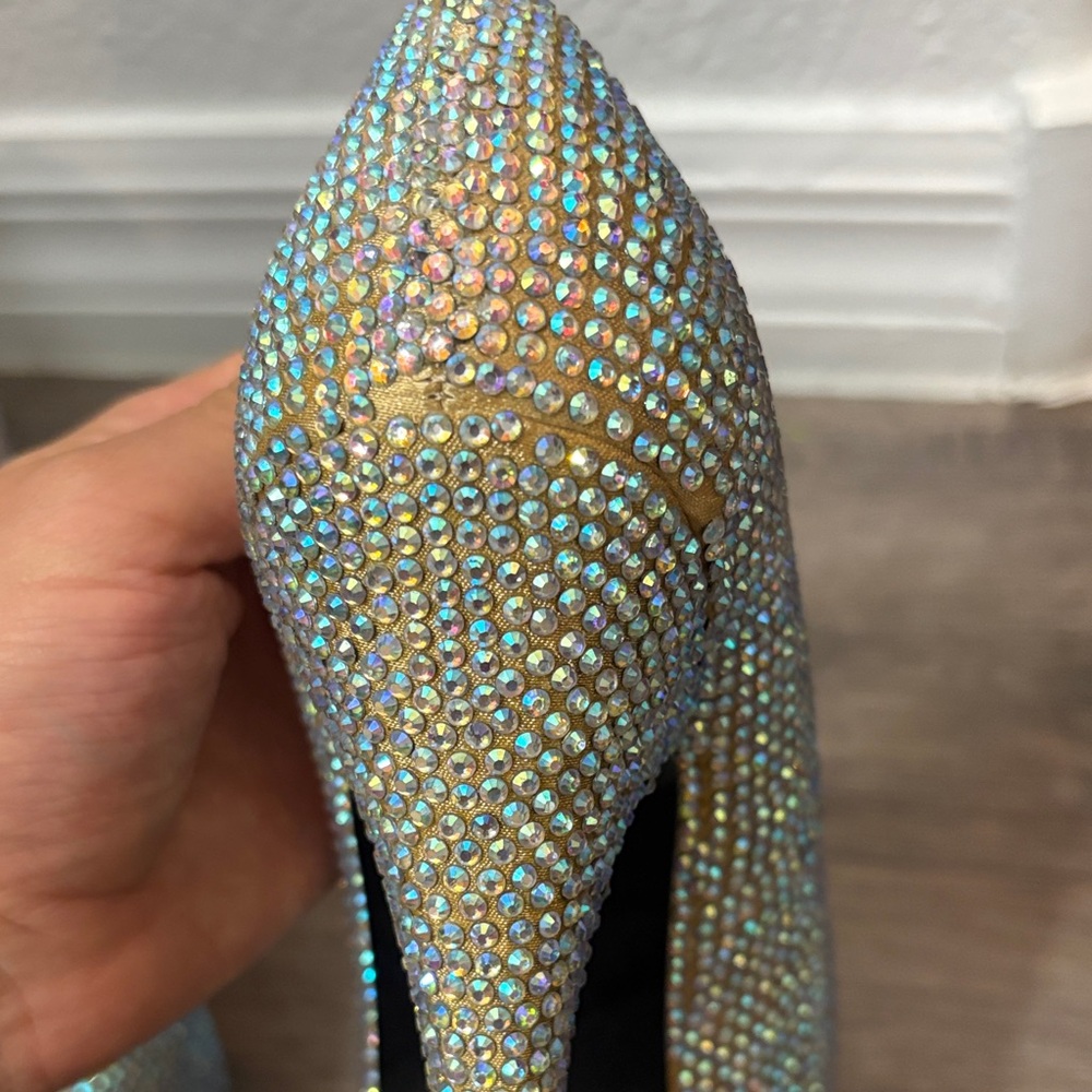Bordello Y2K Sparkling Rhinestone Heels - Picture 5 of 14